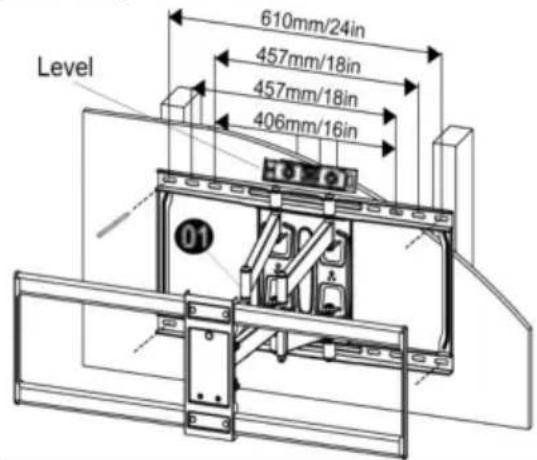 Vevor RLLF7-X - STEP 2A Wood Stud Installation - 2