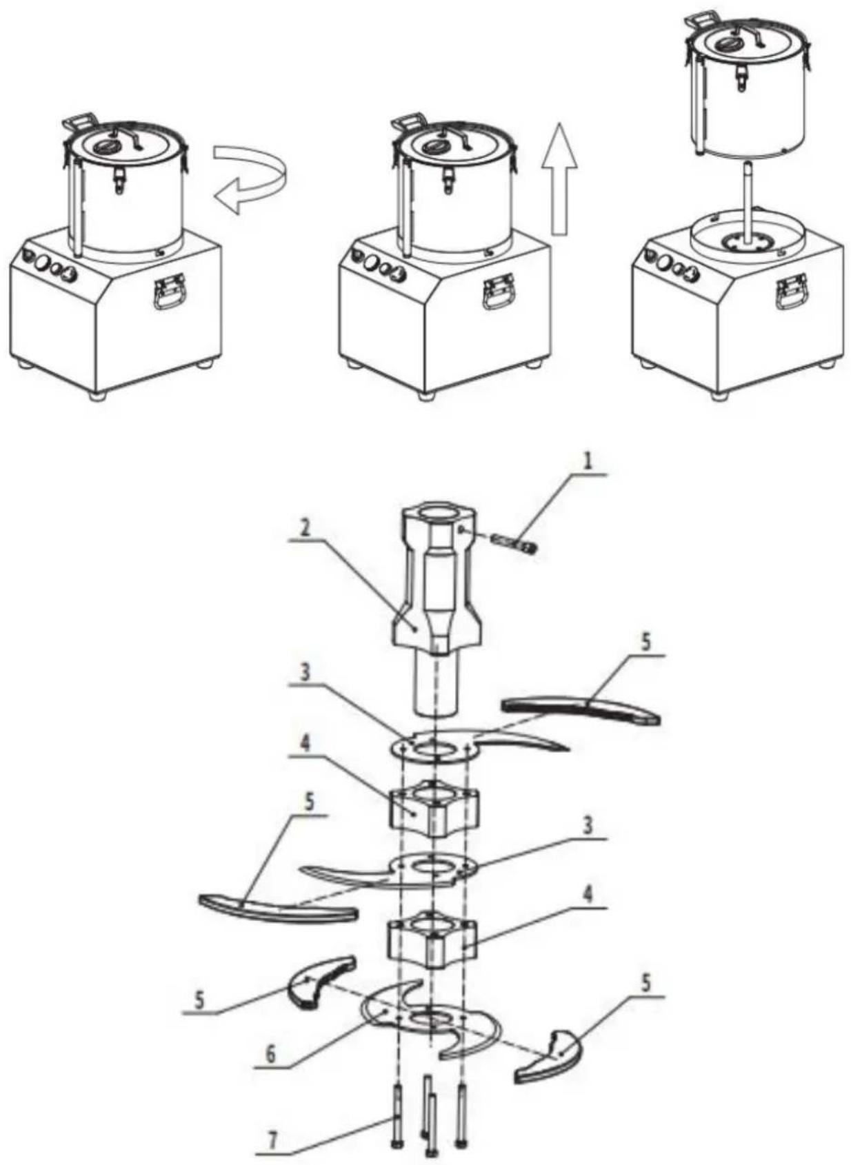 Vevor SC-7310 - Disassembly - 1
