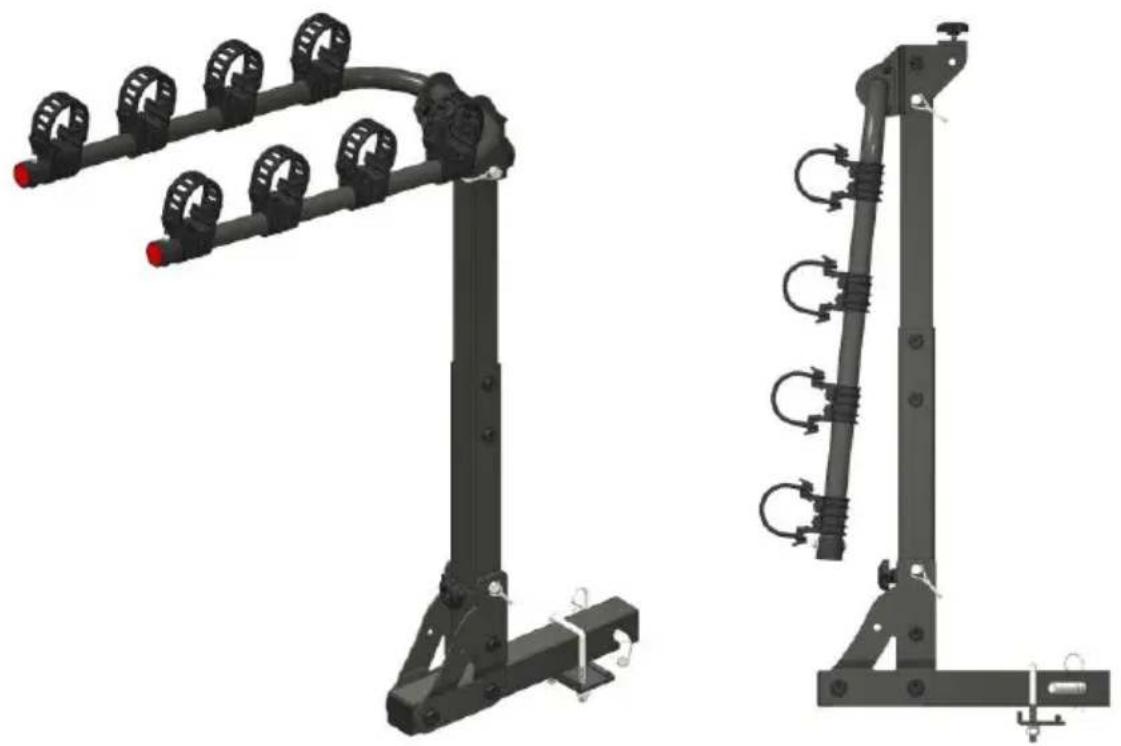 Vevor RC-1803H - HITCH BIKE RACK - 1