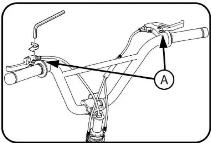 Vevor SS24005 - Gyro Brake Setup - Front Brake Cable install -continued - 1