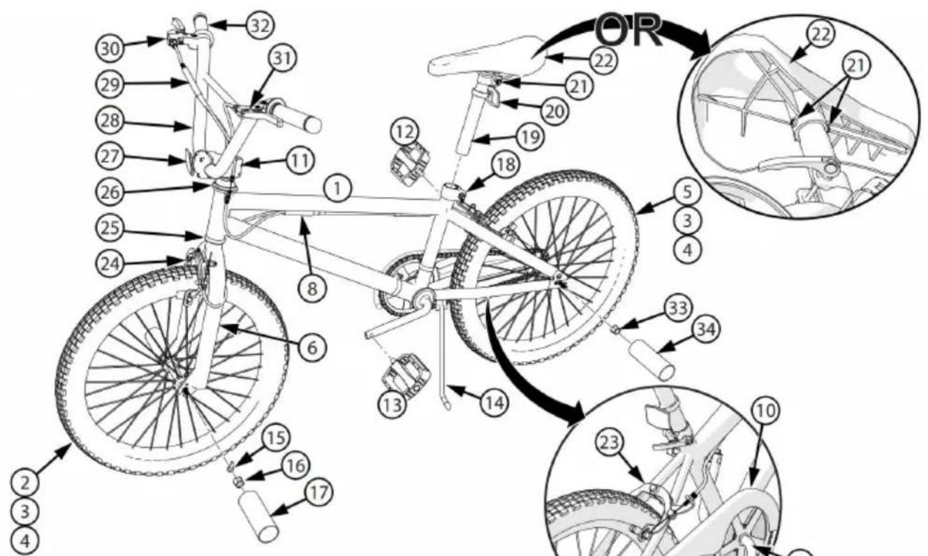 Vevor SS24005 - Part Assembly View&amp;List - 1