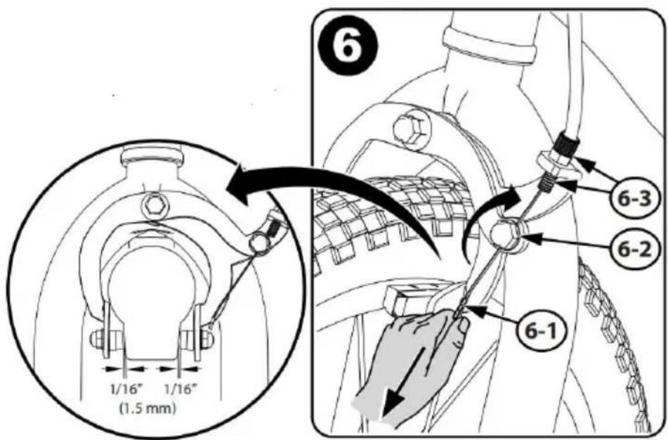 Vevor SS24005 - Caliper Rim Brake System Setup-continued - 2