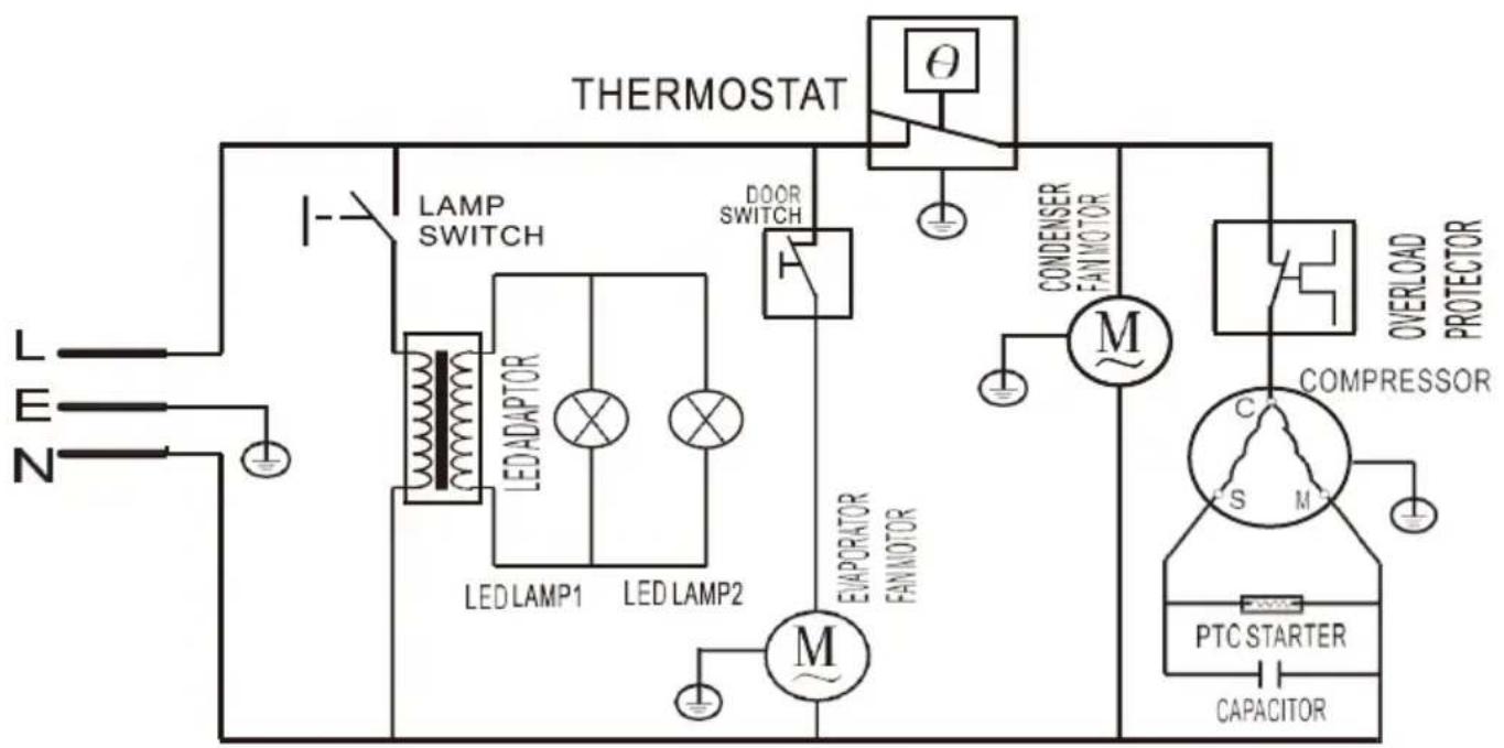 Vevor XLS-295WG - Wiring Diagrams - 1