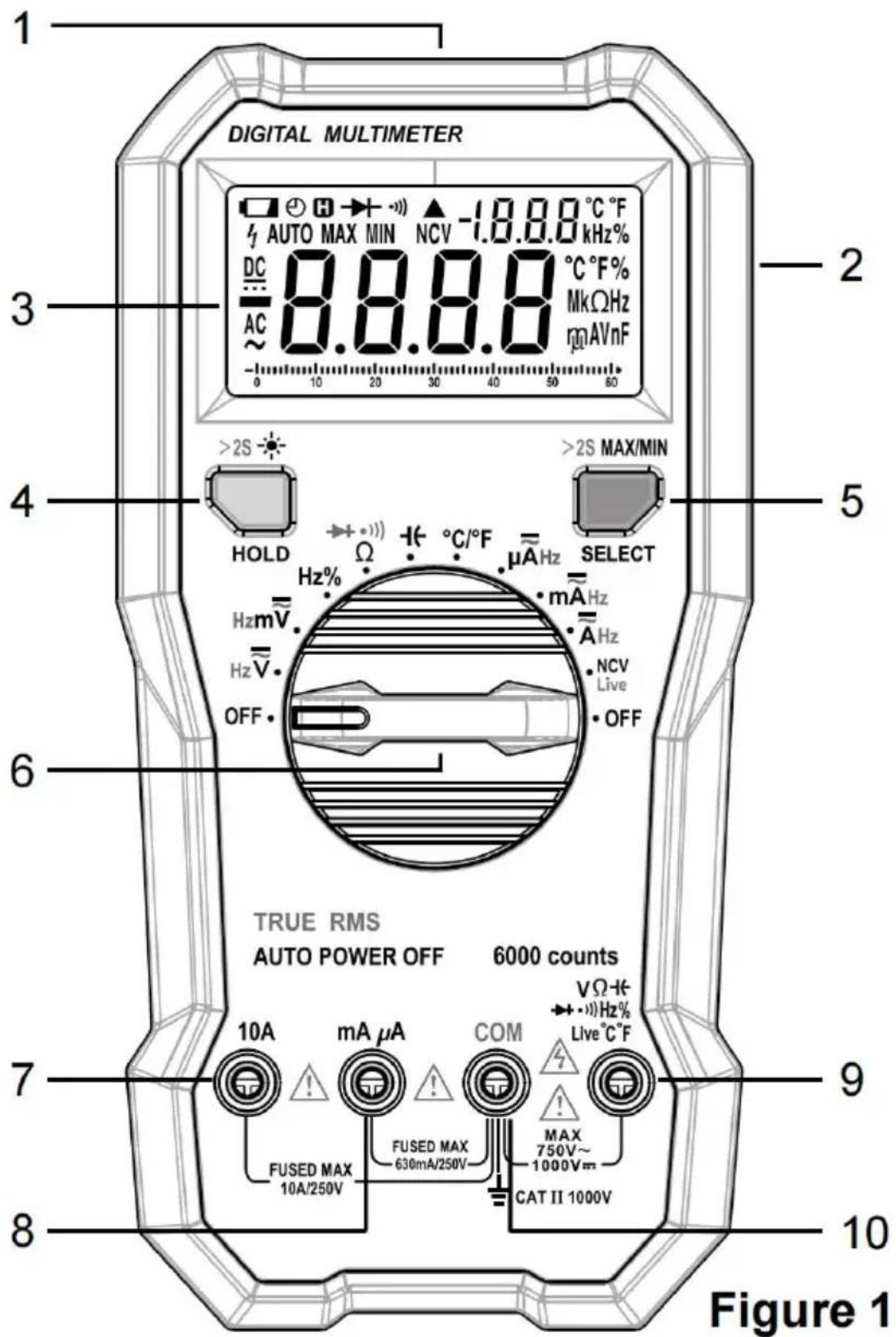 Vevor SS102 - FRONT PANEL - 1