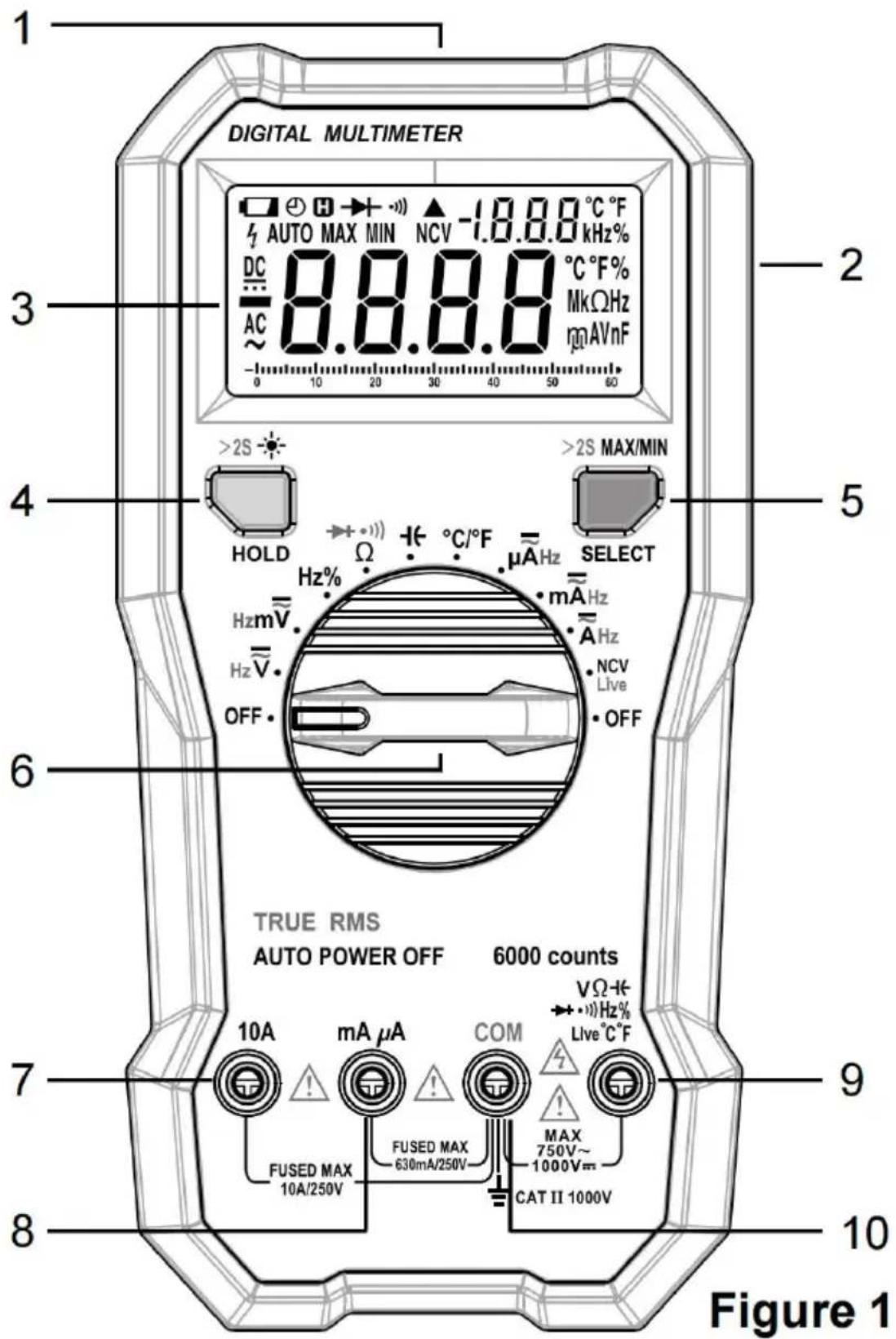 Vevor SS102 - FRONT PANEL - 1