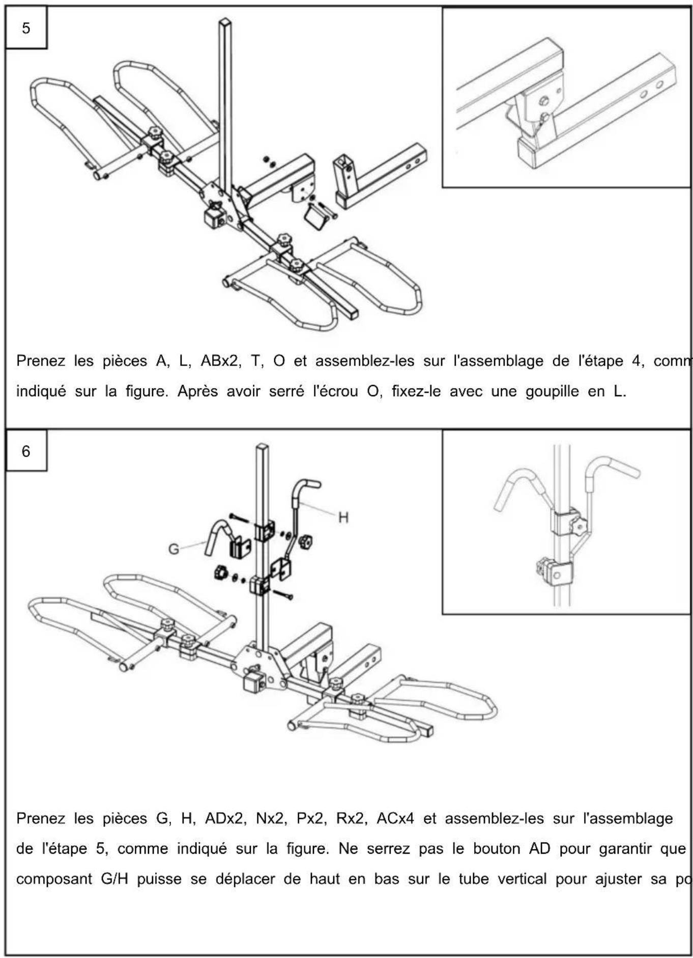 Vevor RC-1803I - Procédures d'assemblage - 4