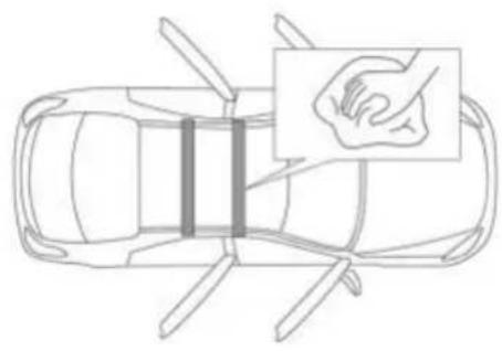 Vevor THRRP-005 - INSTRUCTIONS D'INSTALLATION POUR PORTE-BAGAGES DE TOIT SOUPLES DE 700 MM : - 1