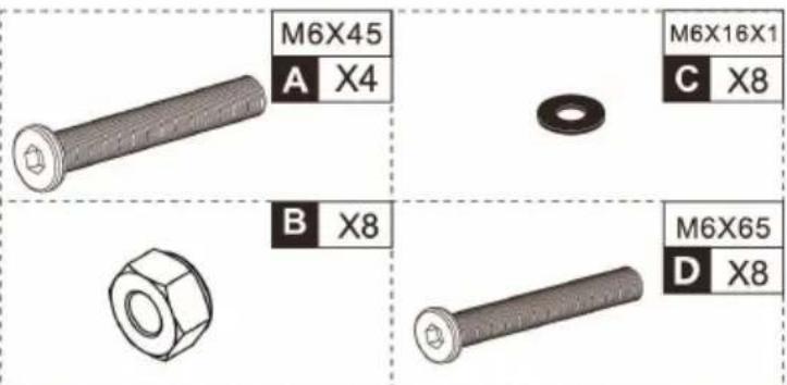 Vevor TC105 - PARTS LIST - 5