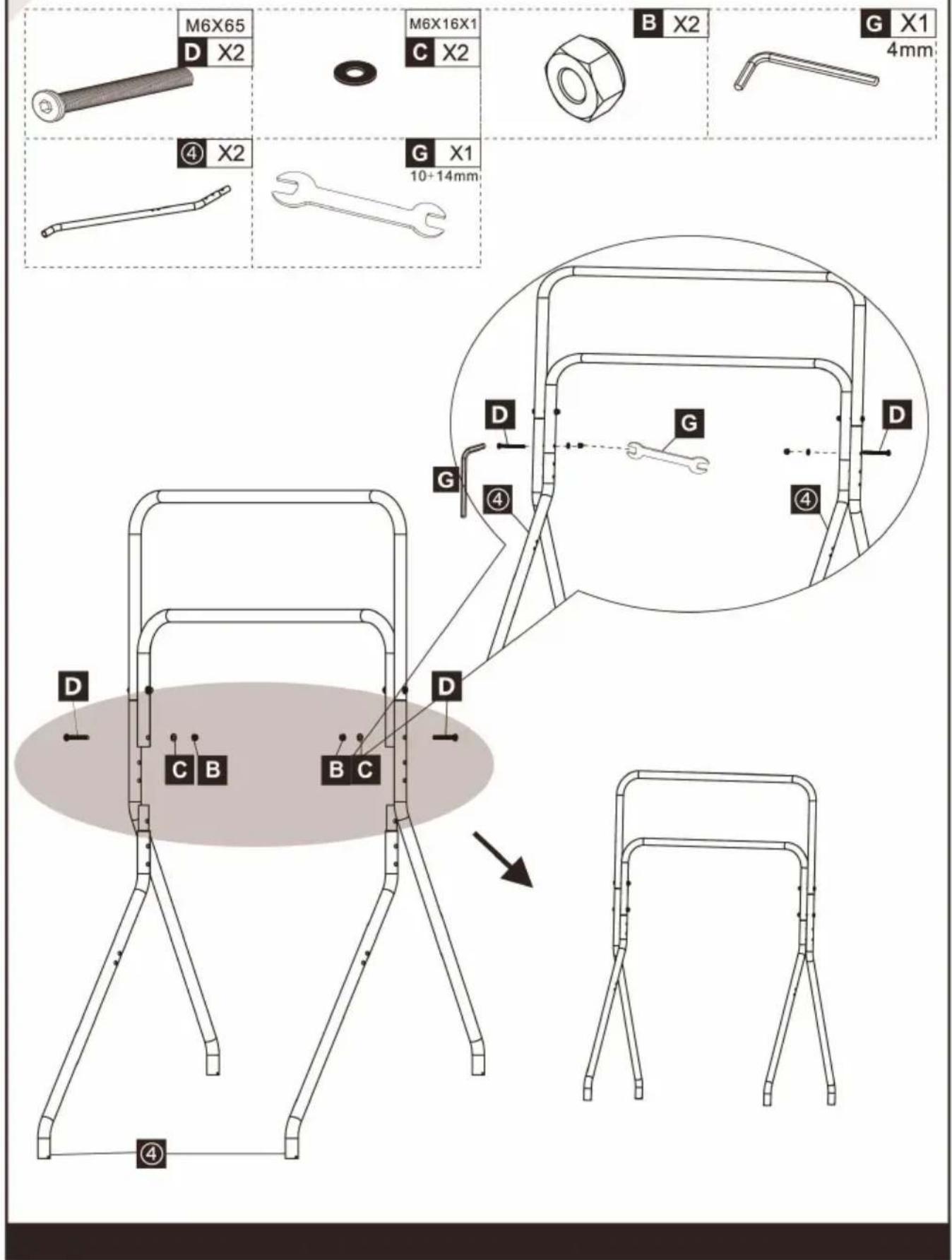 Vevor TC105 - PARTS LIST - 35