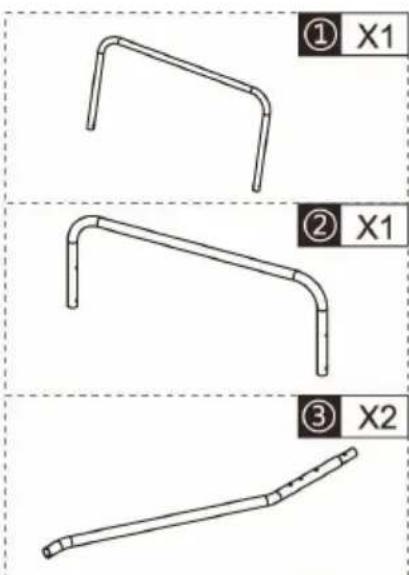 Vevor TC105 - PARTS LIST - 1