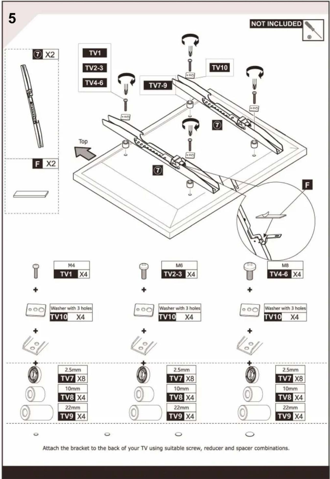 Vevor TC105 - PARTS LIST - 48