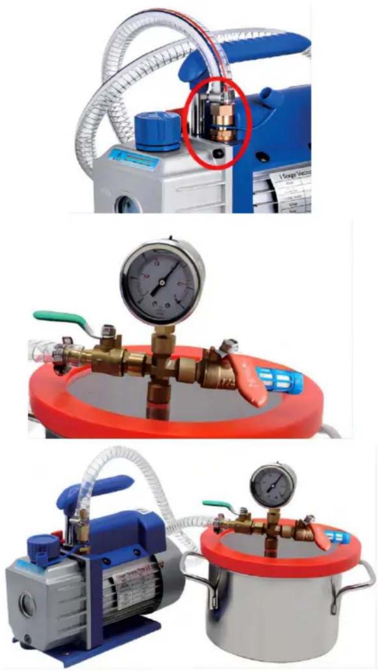 Vevor RS-1.5 - INSTRUCTIONS FOR VACUUM PUMP AND VACUUM CHAMBE - 2