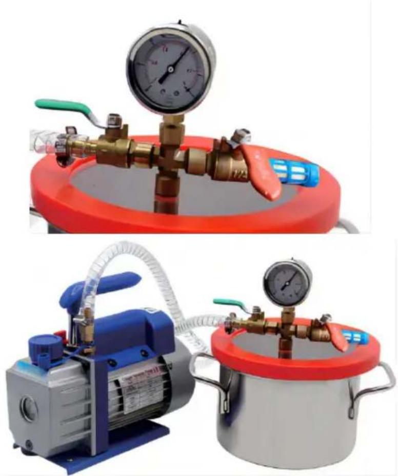 Vevor RS-1.5 - INSTRUCTIONS FOR VACUUM PUMP AND VACUUM CHAMB - 2