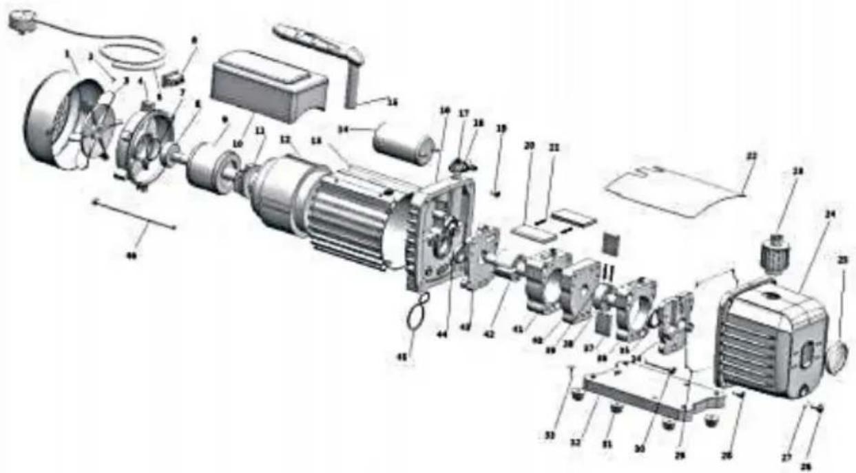 Vevor RS-6 - EXPLODED DRAWING - 1