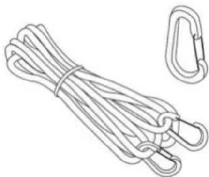 Vevor THRRP-002 - Corde d'arrimage pour proue et poupe FT - 1