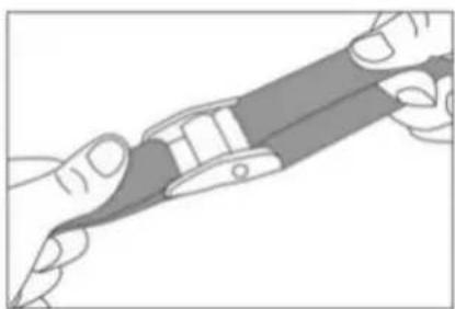 Vevor THRRP-002 - INSTRUKTIONER FÖR TILLBEHÖR 15FT HEAVY DUTY TIE DOWN STRAP: - 3