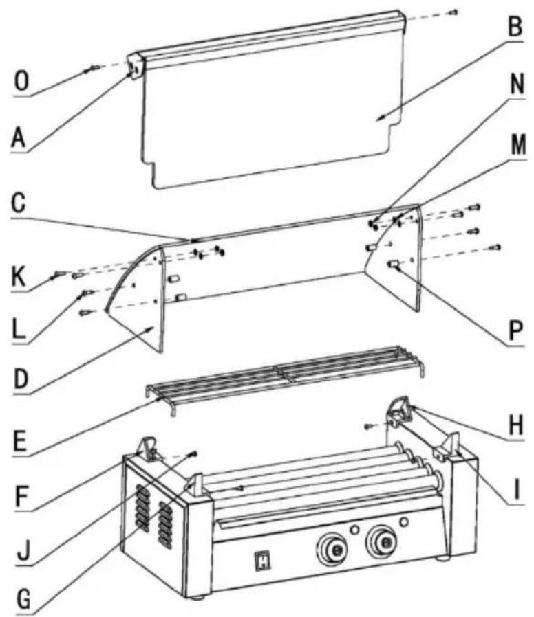 Vevor SC-5XD - PRODUCT COMPONENTS - 2