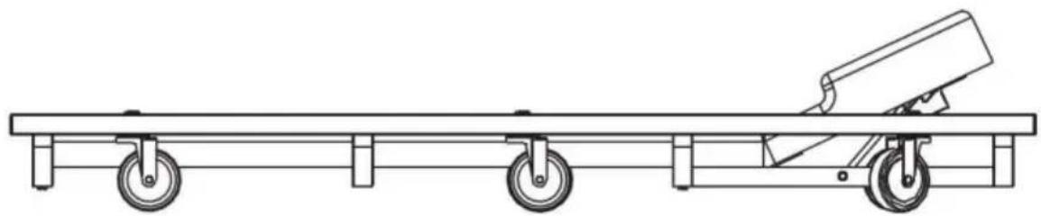 Vevor XF8101 - Zet de casters creeper plat op de grond, je要去 de - 1