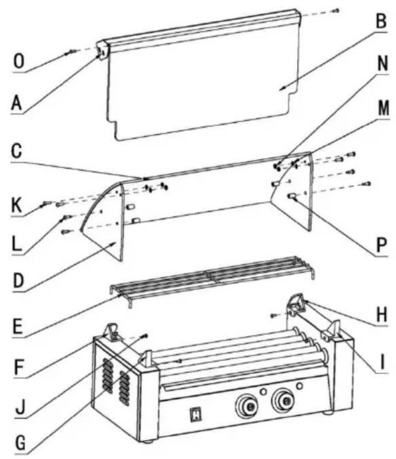 Vevor SC-11XD - PRODUCT COMPONENTS - 2