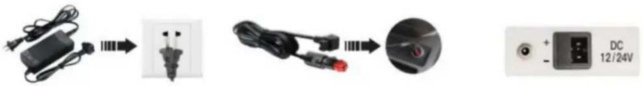 Vevor T35K - Connectez l'alimentation électrique - 1