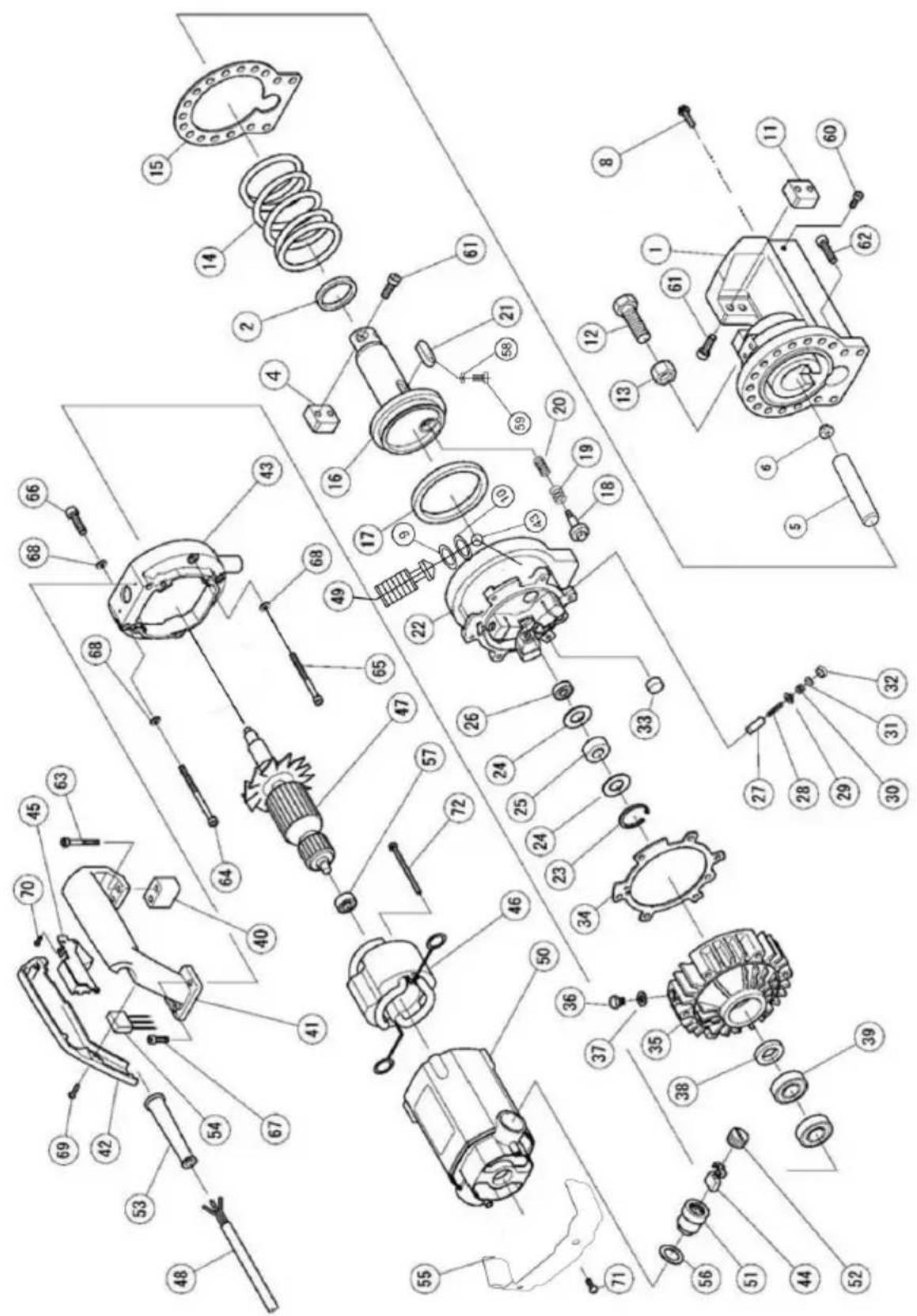 Vevor RC-16 - Carbon brushes - 3