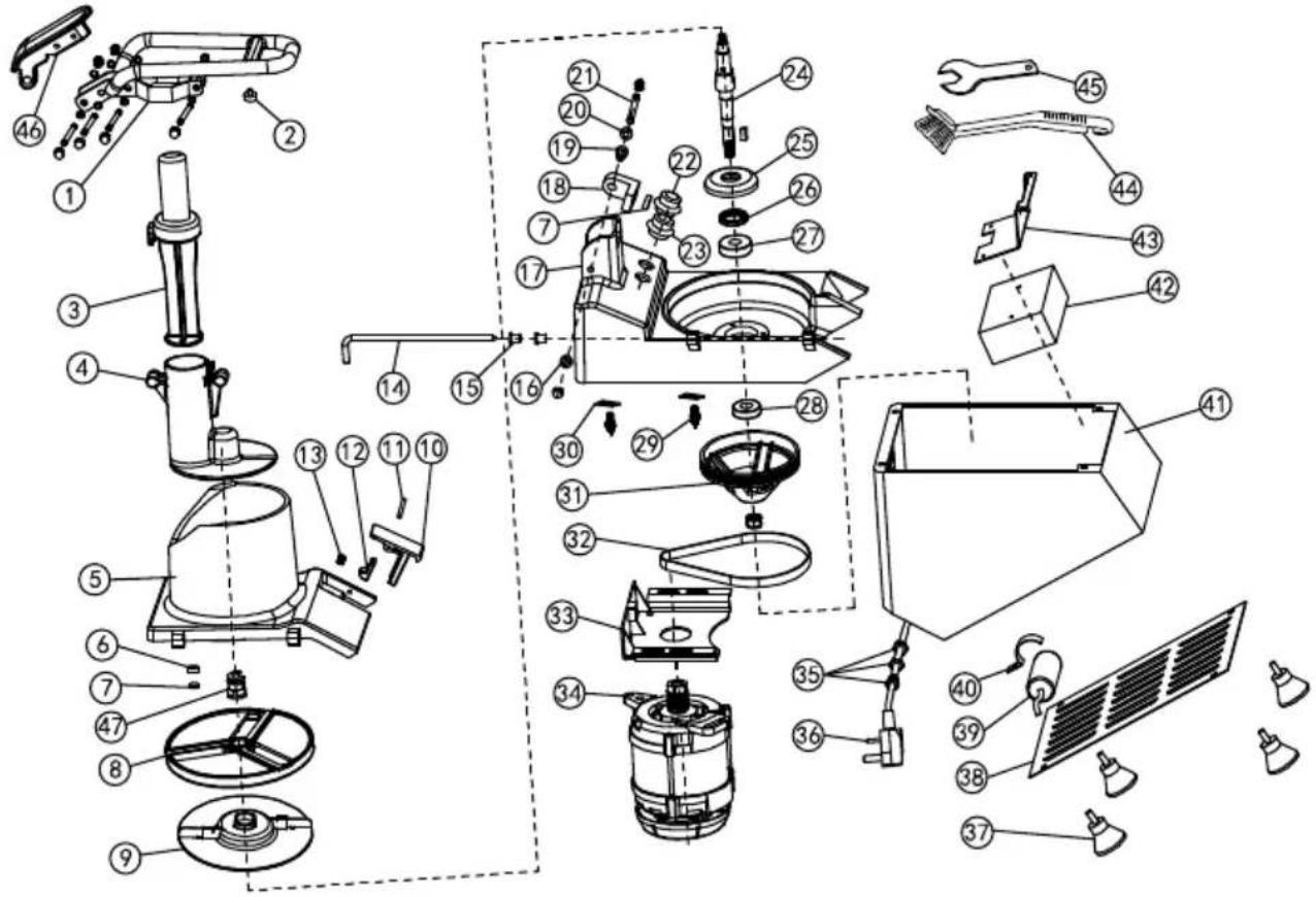 Vevor VC65MS - 5.Circuit diagram - 3