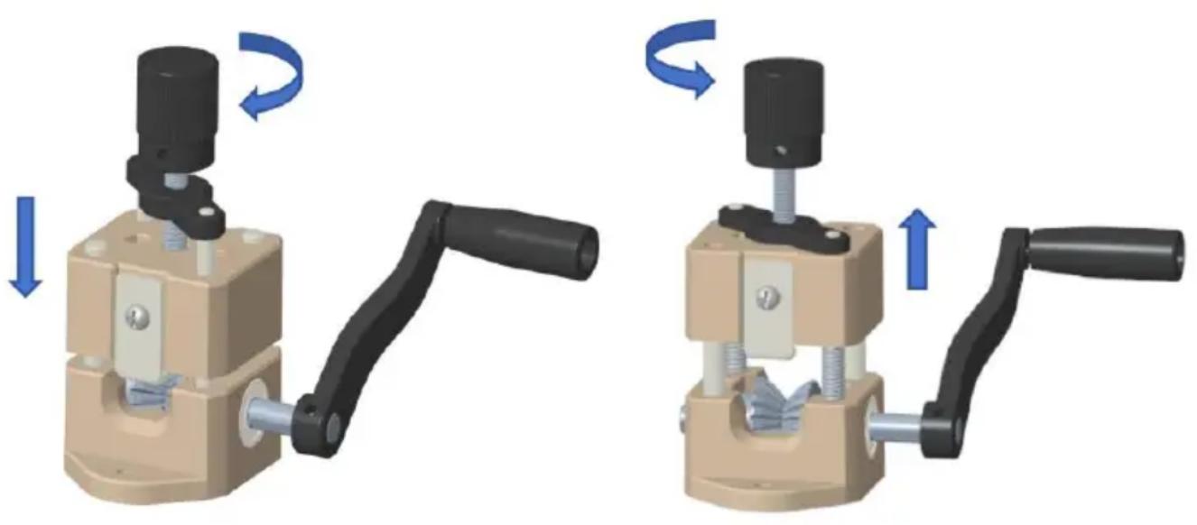 Vevor SD-003 - Regolare la lama - 1