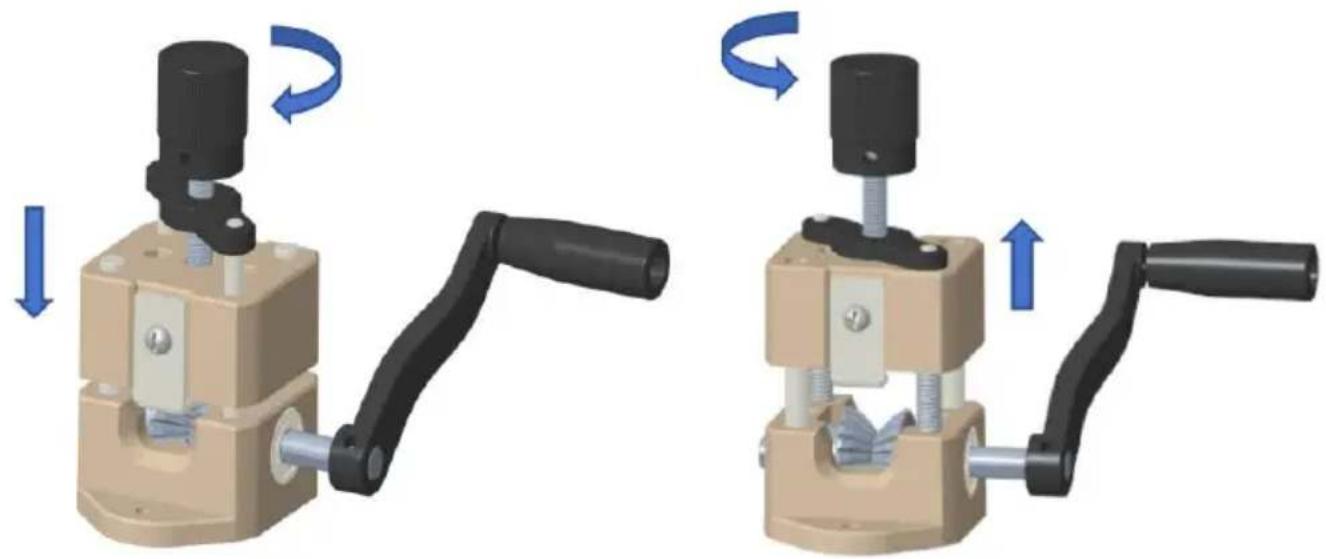 Vevor SD-003 - Adjust the blade - 1