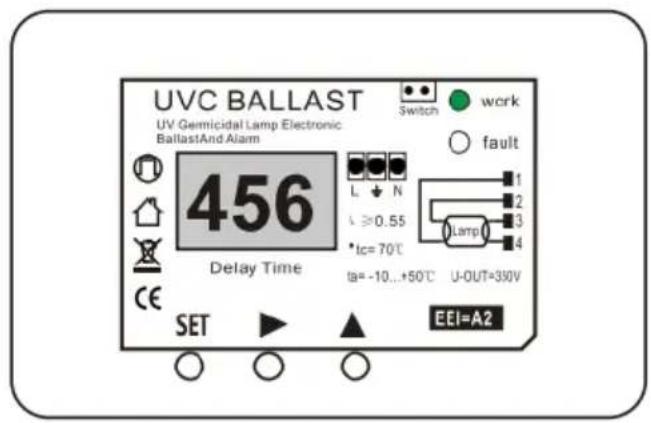 Vevor SDE-055YS - Timing time adjustment: - 1