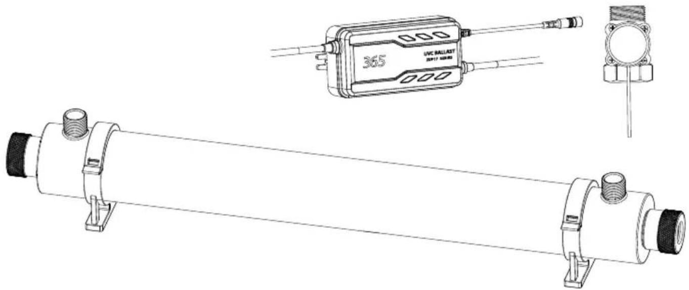 Vevor SDE-055YS - ULTRAVIOLET WATER PURIFIER - 1