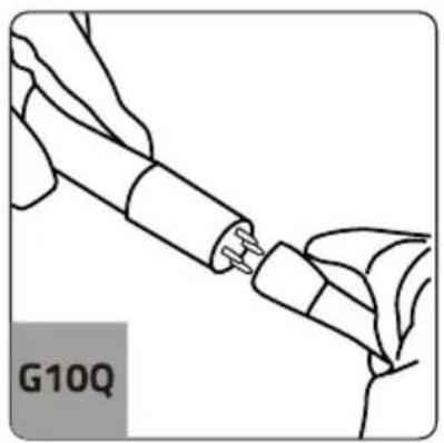 Vevor SDE-055YS - LAMP CONNECTION - 1