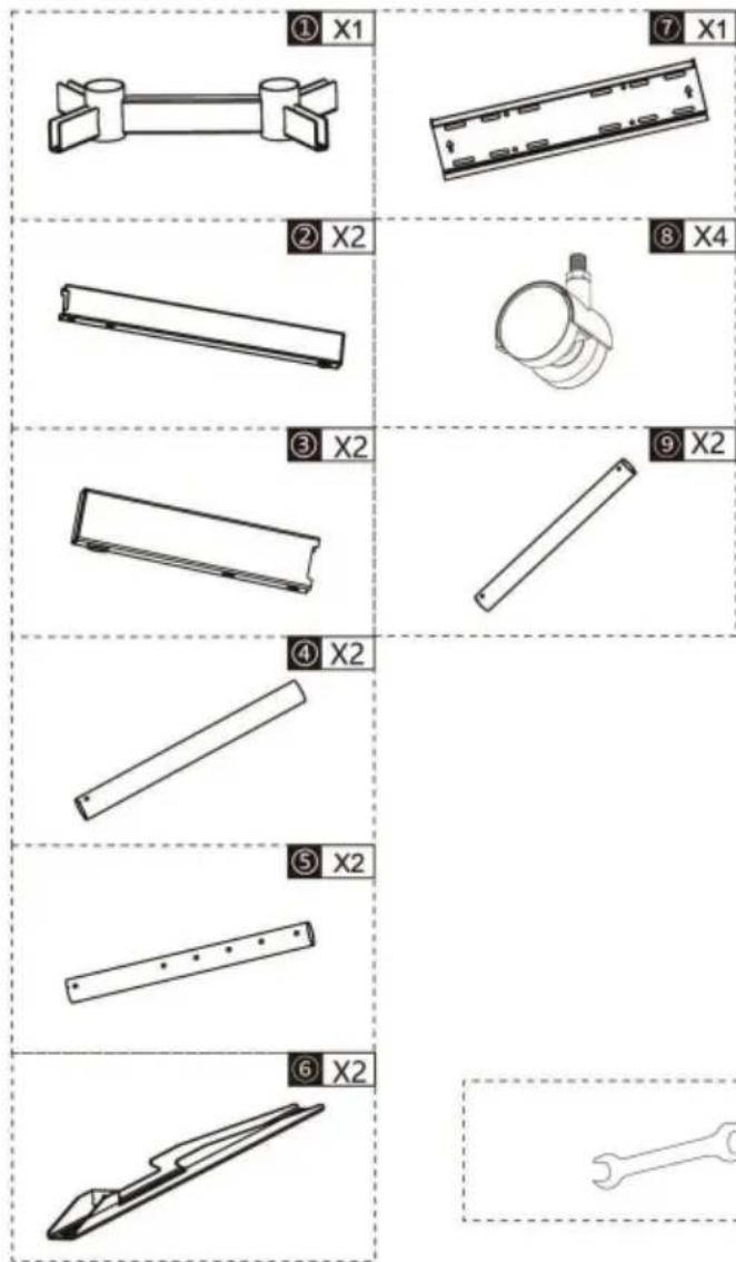 Vevor TC80 - PART LIST - 1