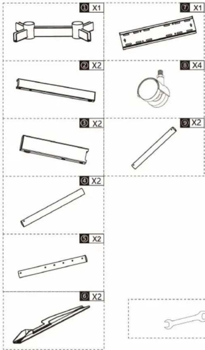 Vevor TC80 - PART LIST - 4