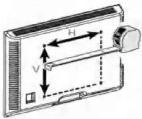 Vevor RLLF5 - STEP1 Attach Brackets to TV - 1