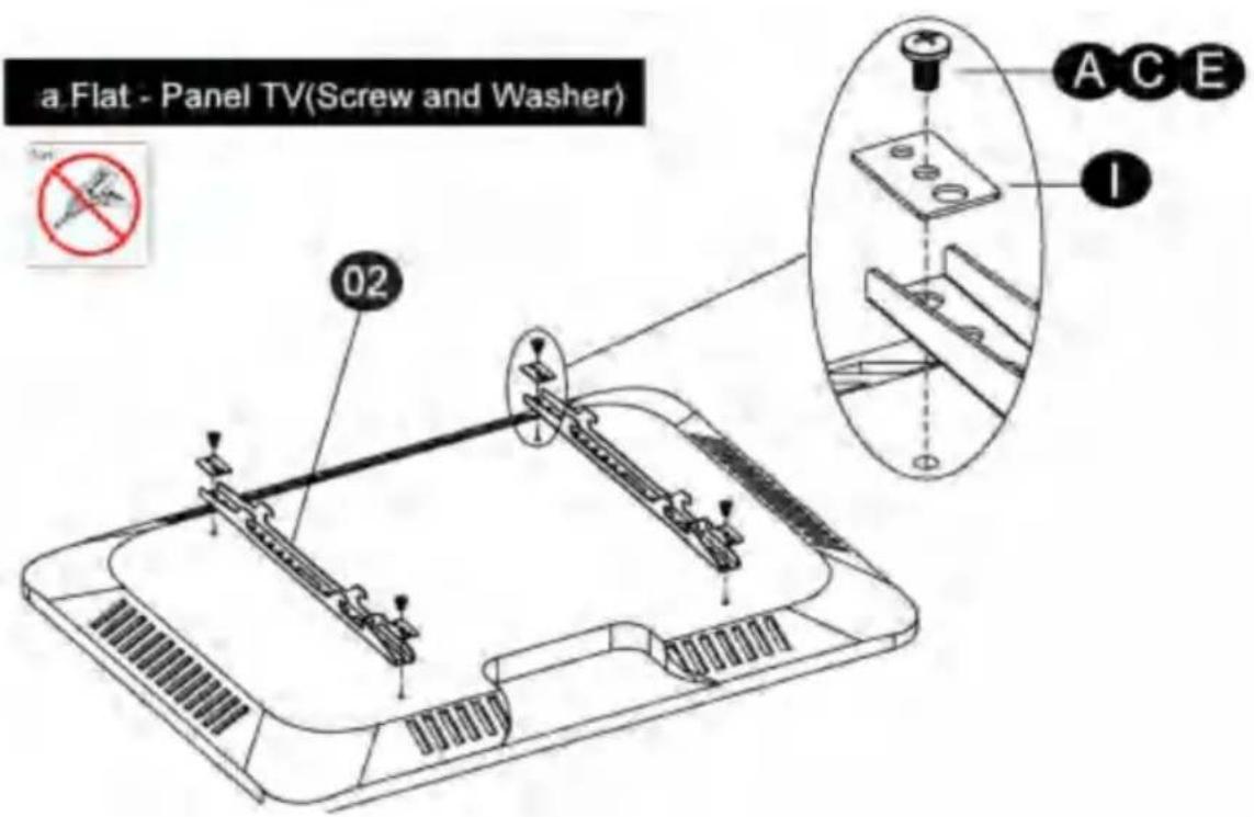 Vevor RLLF5 - STEP 1-2 Select TV Screws - 6