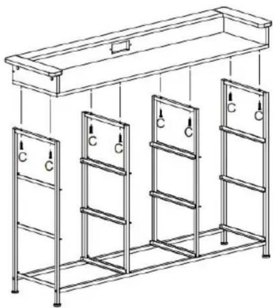 Vevor ZWE-BC-SS-12 - ASSEMBLY STEP - 4