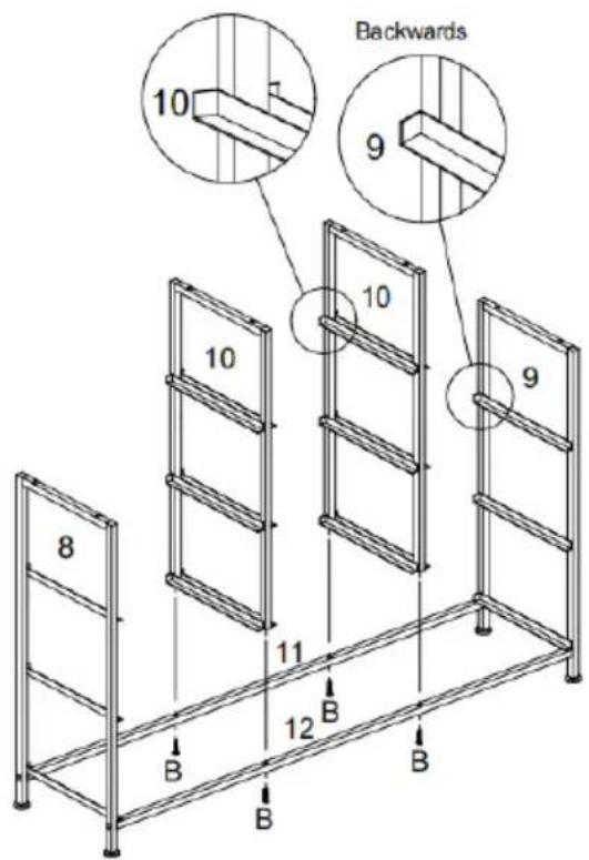 Vevor ZWE-BC-SS-12 - How to use furniture connector cam lock screw and fitting? - 11