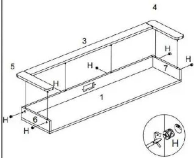 Vevor ZWE-BC-SS-12 - ASSEMBLY STEP - 3