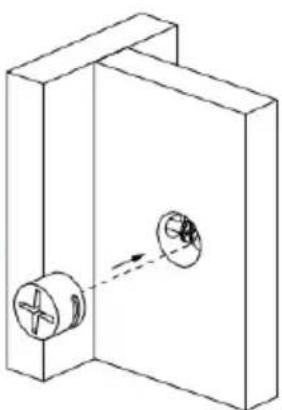 Vevor ZWE-BC-SS-12 - How to use furniture connector cam lock screw and fitting? - 7