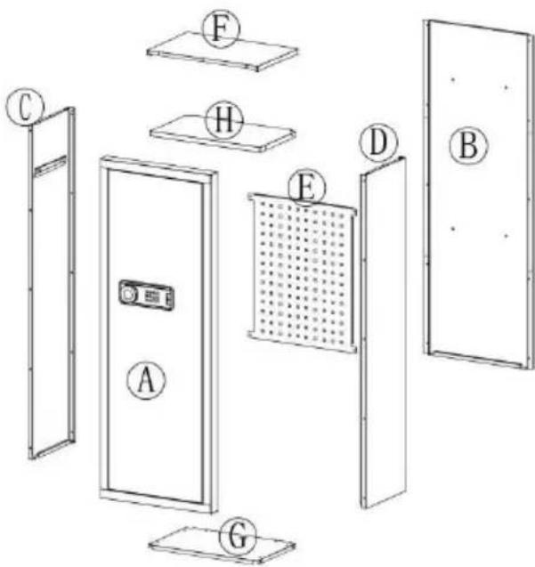Vevor SS-1320CZ - Please Do Not Put the Emergency Key, the External Power Bo The Safe BOX - 1