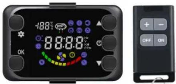 Vevor ZM8008 - Ratt-LCD-brytare [Bluetooth-typ] - 1