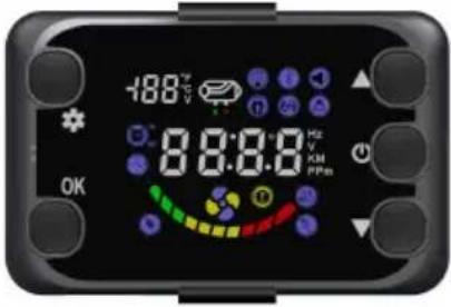 Vevor ZM8008 - Pokrętło-przełącznik LCD [typ Bluetooth] - 1