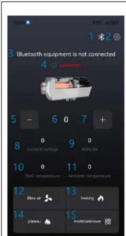 Vevor ZM8008 - Włącz funkcję Bluetooth w telefonie i uruchom program APP, - 2