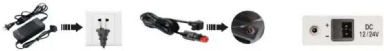 Vevor T55K - Sluit de voeding aan - 1