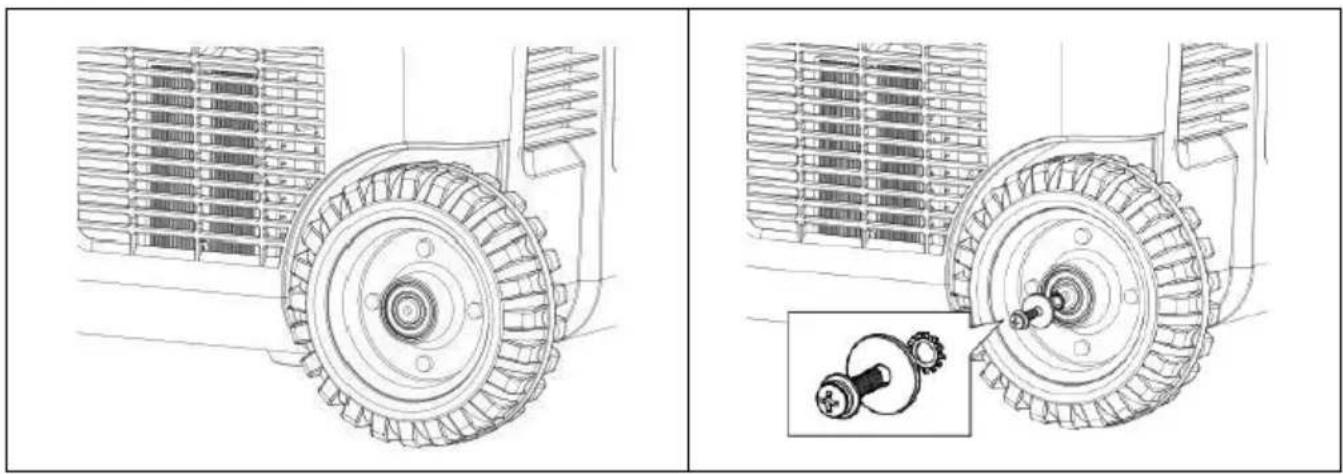 Vevor X50K - Installs the roller - 1