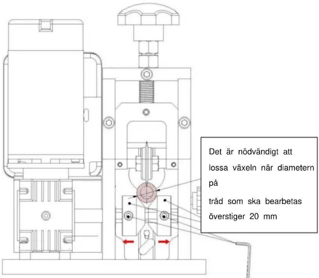 Vevor SMS-002 - När tråddiametern överstiger 20 mm - 1