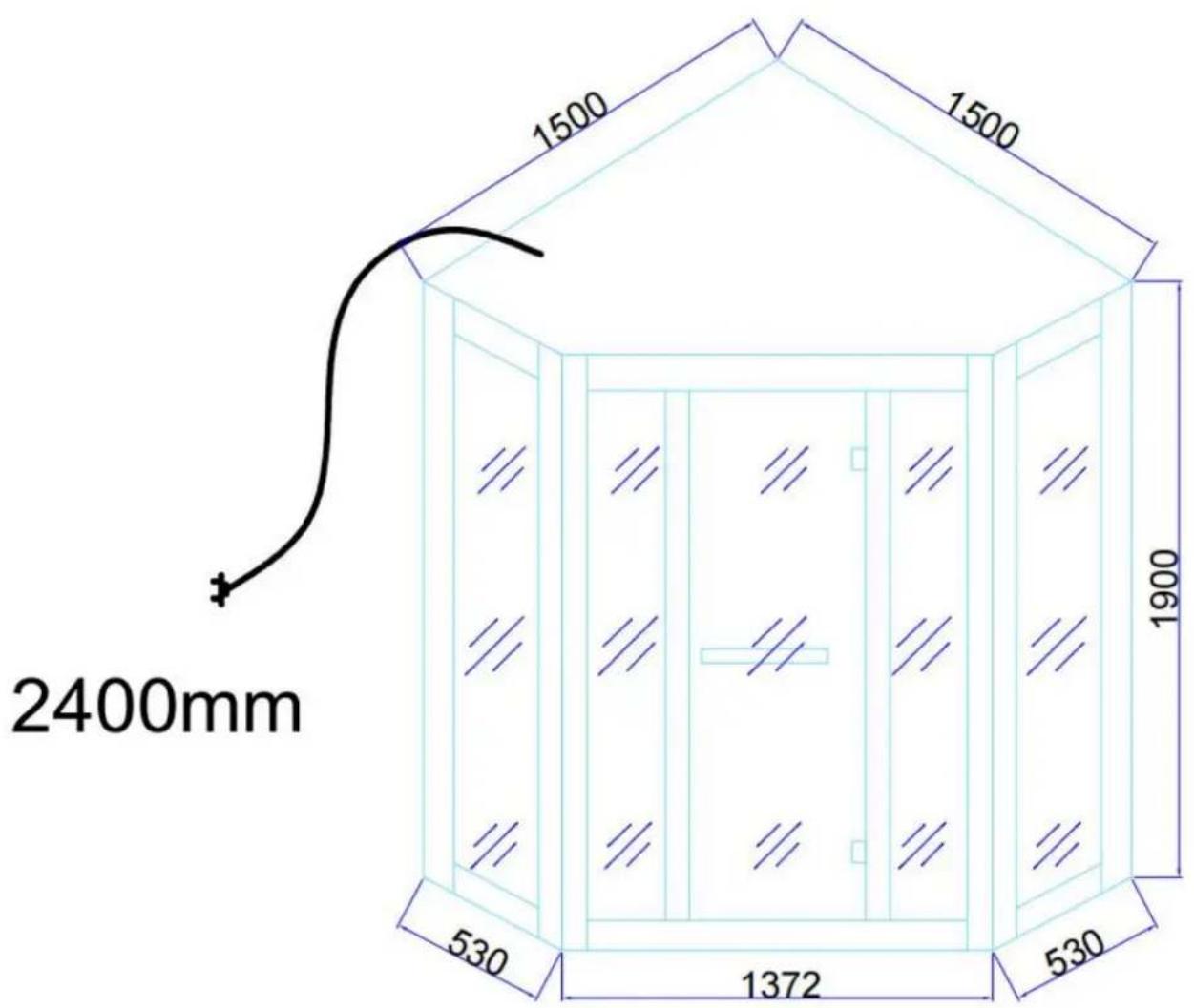 Vevor WJ-003 - Product Size Drawing - 1