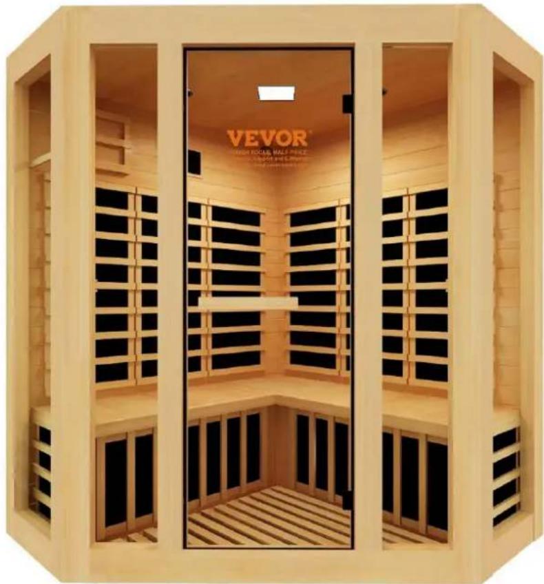 Vevor WJ-003 - HOUT SAUNA - 2