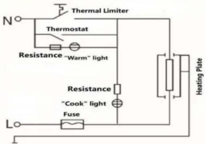 Vevor WA8-1 - Elektrisch schema - 1