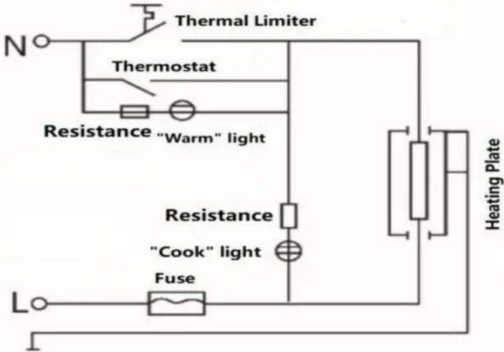 Vevor WA8-1 - Schemat elektryczny - 1